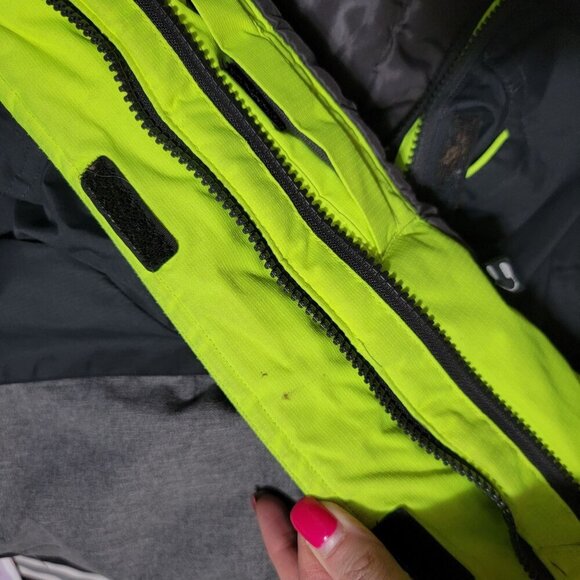 Gerry Boys Kids Youth Hooded Winter Jacket M 10/12 Grey Snow Skiing Snowboarding - Picture 5 of 11